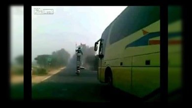 Destreza magistral a bordo de una ‘escalera motorizada’