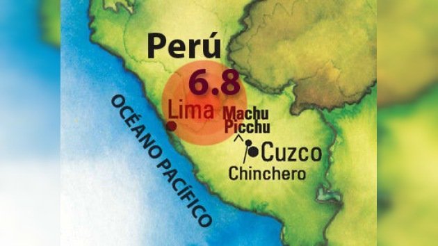Un sismo de 7 grados deja 19 heridos en Perú