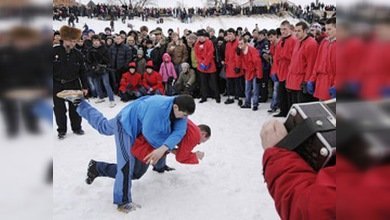 Los moscovitas celebrarán la Navidad a puñetazos