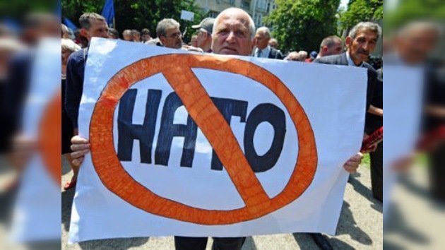 Protestas contra la cumbre de la OTAN en Belgrado