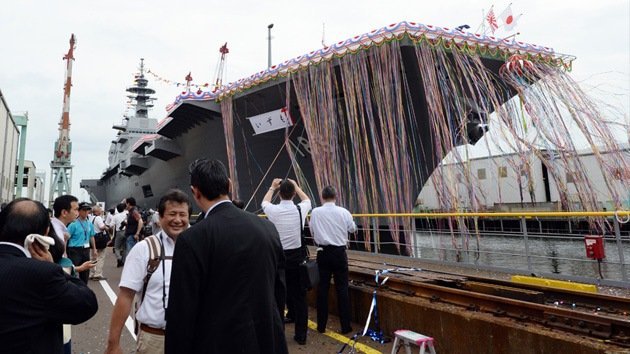 Video: Japón desafía a China con su mayor buque desde la guerra mundial