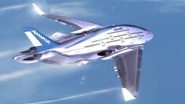 Fotos: El avión gigante que podría ser el futuro de la aviación comercial