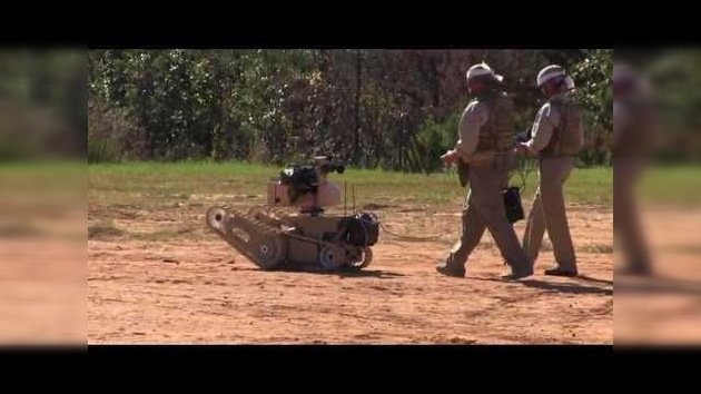 Presentan al Ejército de EE.UU. las ametralladoras robóticas, la infantería del futuro