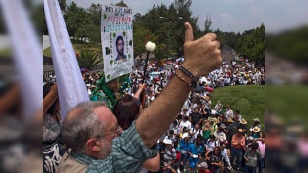 Las víctimas de la violencia en México exigen que se trabaje por la paz