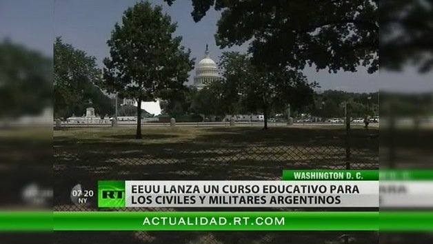 EE.UU. inicia cursos de formación para especialistas y civiles argentinos