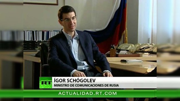 Entrevista con el Ministro de comunicaciones de Rusia, Ígor Schógolev