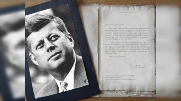 Hallan la que posiblemente sea la última carta escrita por John F. Kennedy