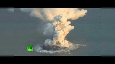 Vídeo: El espectacular nacimiento de una isla en Japón