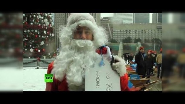 Santa Claus le regala carbón al alcalde de Toronto para castigarlo