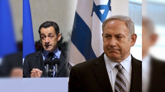 Nikolas Sarkozy llama mentiroso al primer ministro israelí 