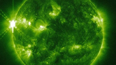 Se registran dos gigantescas erupciones solares en 24 horas