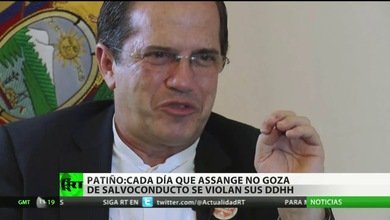 Ricardo Patiño a RT: "Ecuador buscaría una salida judicial para resolver el caso Assange"