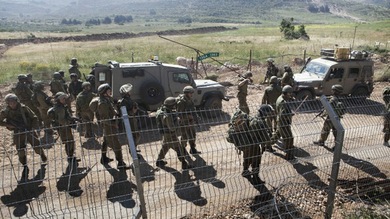 Israel realizó ejercicios militares a gran escala en una zona fronteriza con Siria