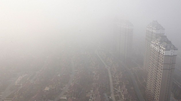 El humo tóxico en China, una 'venda' para las cámaras de vigilancia y de seguridad