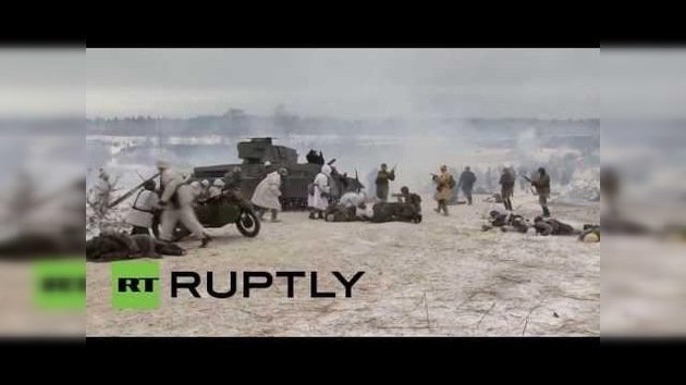Reconstruyen la batalla Trueno de Enero, que puso fin al sitio de Leningrado