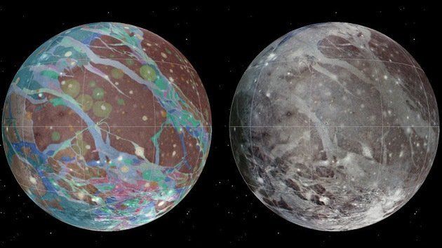 Video: Revelan el primer mapa de Ganímedes, la luna más grande del Sistema Solar