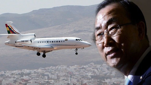 El secretario general de la ONU insta a discutir el incidente con el avión de Morales