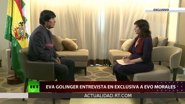 Morales a Eva Golinger: EE.UU. responde a un nuevo modelo intervencionista