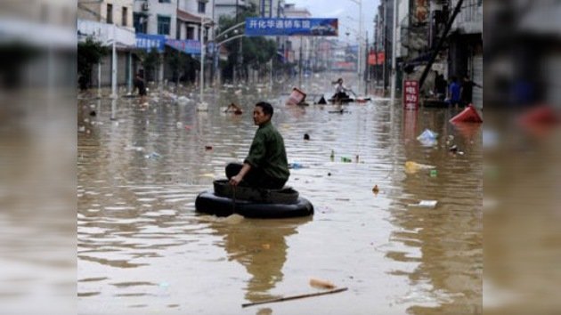 Las inundaciones en China fuerzan la evacuación de 555.000 personas
