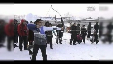 Un festival chino de tiro con arco que pone la carne de gallina
