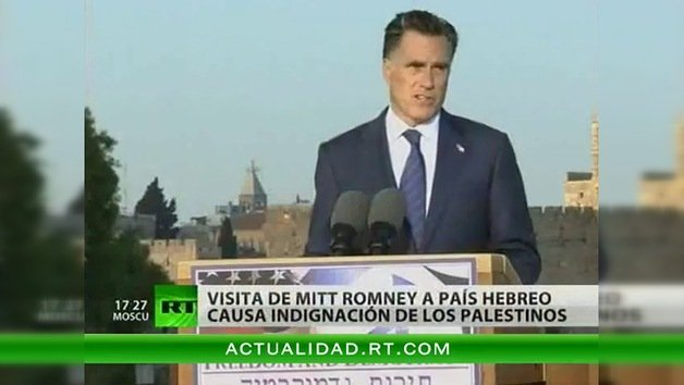 Visita de Romney a Israel causa indignación de los palestinos