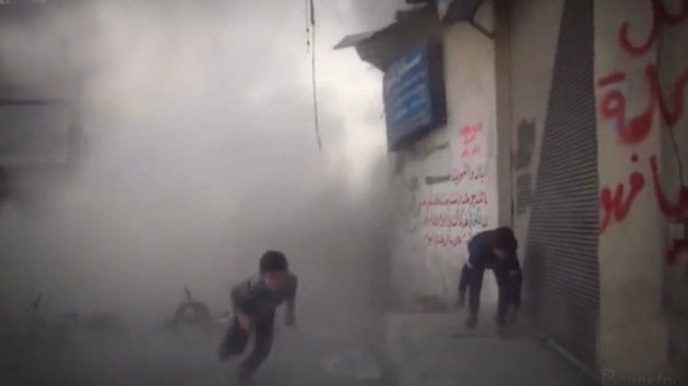 Video: Una bomba estalla junto a unos niños sirios mientras estaban siendo entrevistados