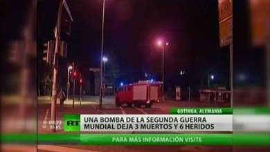 Una bomba de la II Guerra Mundial mata a tres artificieros en Alemania