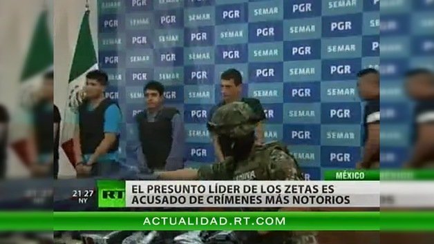 El presunto líder de los Zetas es acusado de los crímenes más notorios en México