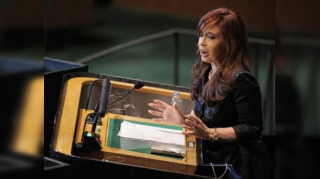 Cristina Kirchner compara la situación de Malvinas con la de Palestina