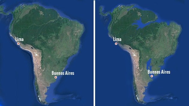 Revelan cuándo y por qué Buenos Aires, Barcelona y otras ciudades desaparecerán del mapamundi