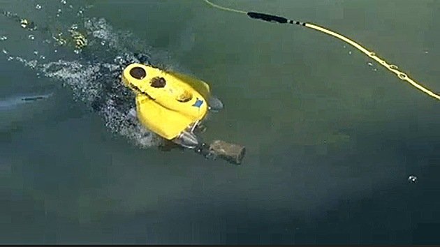 Robot submarino, encargado de la limpieza de los ríos en EE.UU.