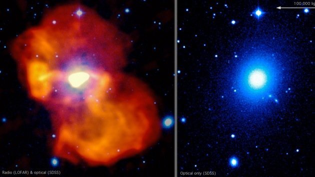 Maravillas del Universo: Captan imagen de burbuja gigante generada por un agujero negro