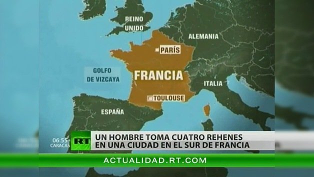 Supuesto activista de Al Qaeda toma rehenes en Francia