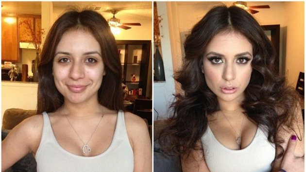 La magia del maquillaje: antes y después