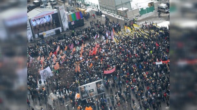 La oposición rusa vuelve a protestar contra los resultados de las parlamentarias