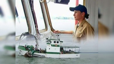 Buque Isla Palma: ¡mujer al timón!