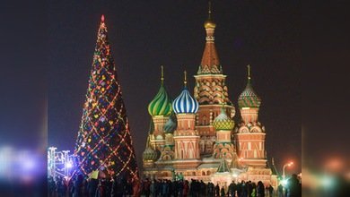 El gran abeto para Año Nuevo decorará Moscú desde el 17 de diciembre