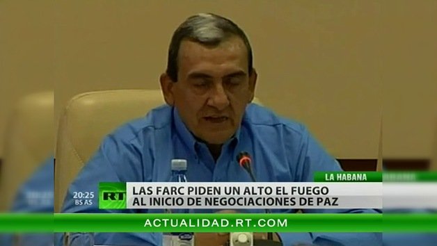 Las FARC piden el alto el fuego como primer paso para el diálogo