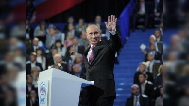 Putin será el candidato a la presidencia por Rusia Unida