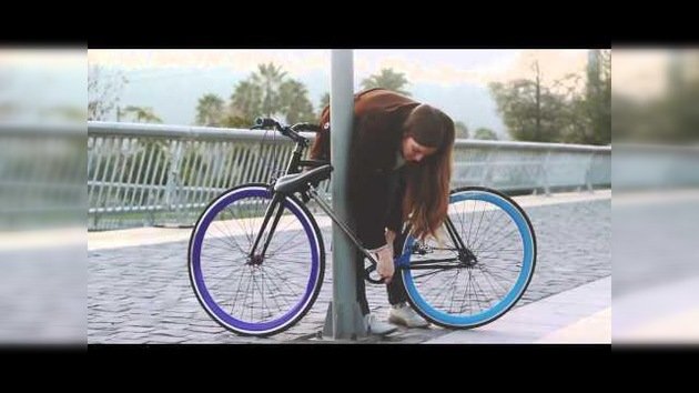 Tres chilenos inventan una bicicleta imposible de robar