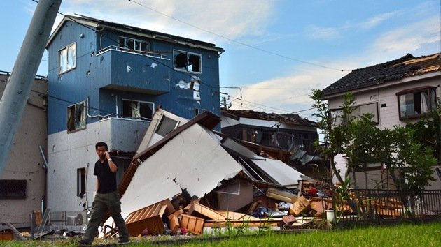 Un impresionante tornado sacude el este de Japón