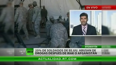 Los militares estadounidenses abusan del alcohol y los estupefacientes