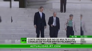 La corte de EE. UU. ordena que no se multe a los canales de tv por emitir palabrotas
