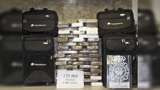 140 kilos de cocaína fueron incautados en Madrid