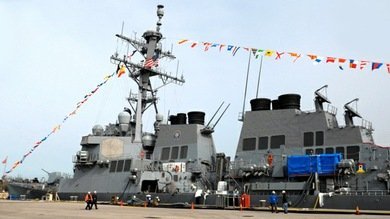 El destructor de EE.UU. Donald Cook prepara patrullajes antibalísticos en España