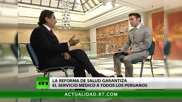 Entrevista con  Óscar Raúl Ugarte Ubilluz, Ministro de Salud de la República del Perú
