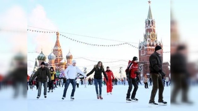Los patines, la mejor opción para las vacaciones navideñas rusas