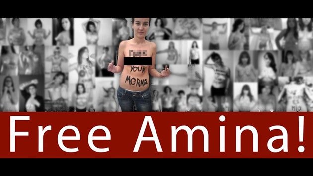 Femen convoca una 'yihad toples' mundial en apoyo a una activista tunecina