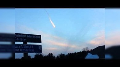 Una bola gigante de fuego cae del cielo en EE.UU.