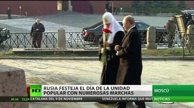 Rusia festeja el Día de la Unidad Popular con varias marchas